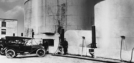 First gas station