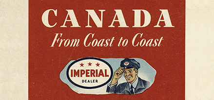 Oil map poster