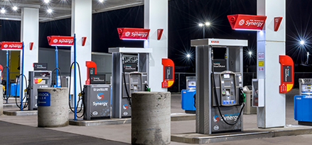 synergy disel efficient esso mobil station