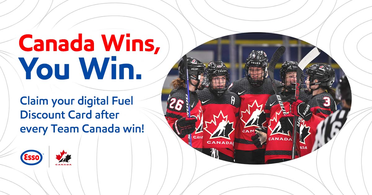 $5 Speedpass+ Card for every IIHF Women’s World Championship Win April 5-16