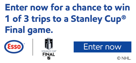 Esso. Dedicated to Canada’s game. The Official Fuel of the NHL®.