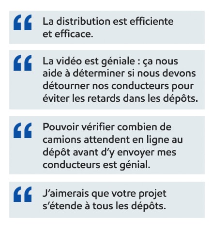 Rétroactions et commentaires de clients Rétroactions et commentaires de clients
